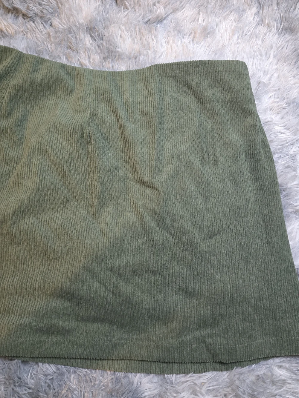 Halara Olive Green Corduroy A-Line Skort, Size XL, NWT